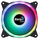 Aerocool DUO12, Ventola PC 120 mm, ARGB LED Dual Ring, Anti-vibrazione, 6 pin