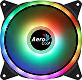 Aerocool DUO14, Ventola 140mm, ARGB LED Dual Ring, Antivibrazione, 6 pin