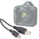 Agagadgets, cavo USB per fotocamera SLR Canon EOS 1D X; 5DS R; 5DS; 5D; 550D; 6D; 600D; 60D; 7D; 760D; ...