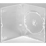AGI Amaray Custodia trasparente originale per DVD singolo [14mm Spine, Confezione da 25]