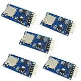 Aihasd 5PCS Micro SD Card SPI Interface Adapter mini TF Carta di Lettura Scrittura modulo Con convertitore di livello chip ...