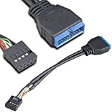 Akasa ADAPTADOR PLACA Base USB 3.0 - USB 2.0, Cable 10CM