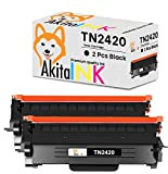 AkitaINK 2 Toner Compatibili con Brother TN2420 TN-2420 TN2410 per MFC L2710DW L2710DN L2730DW L2750DW HL-L23210D L2350DW L2370DN L2375DW DCP-L2510D ...
