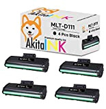 AkitaINK 4 Toner Compatibile con Samsung MLT-D111 MLT-D111S per stampanti Samsung SL M2026W M2020W M2020 M2022 M2022W Xpress M2026 M2070 ...