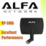 ALFA 802.11g/n WLAN Antenne 7dBi 2,4GHz RP-SMA Indoor Antenne Zimmer Antenne