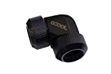 Alphacool 17444 Eiszapfen 13mm HardTube Compression Fitting 90° L-Connector for plexi- Brass Tubes (Rigid or Hard Tubes) - knurled - ...