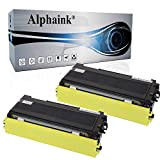 Alphaink 2 Toner compatibile con Brother TN-2000 per stampanti Brother DCP-7010 DCP-7020 DCP-7025 Fax-2820 Fax-2820 Fax-2920 HL-2020 HL-2032 HL-2070 HL-2050 ...