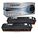 Alphaink 2 Toner Compatibili con HP 201A 201X CF400A CF400X per HP Color LaserJet Pro MFP M277dw M252dw MFP M277N ...