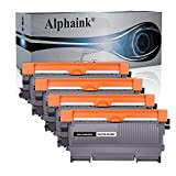 Alphaink 4 Toner Compatibili Sostituzione per Brother TN2220 TN2010 TN-2220 TN-2010 per MFC-7360N 7460DN per DCP-7065DN 7055 per FAX-2840 2845 ...