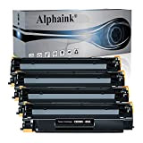 Alphaink 4 Toner Neri Compatibili con HP CE285A 85A per HP LaserJet Pro P1102 P1102W M1212NF M1132 MFP M1217NFW M1132 ...