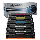 Alphaink 5 Toner Rigenerati Compatibili con HP 131X 131A CF210X CF210A per stampanti HP Laserjet Pro 200 Color MFP M251n ...
