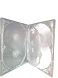 Amaray - 10 custodie per DVD Multi 6, 6 vie, multibox trasparenti per contenere 6 dischi in confezione Dragon Trading.