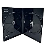Amaray - Custodia doppia trasparente per DVD (Face on Face), dorso da 14 mm, confezione Dragon Trading, confezione da 10 ...