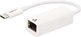 Amazon Basics - Adattatore USB 3.1 Tipo-C a Ethernet, Bianco