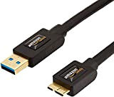 Amazon Basics- Cavo USB 3.0, A maschio-mini B, con connettori placcati in oro (1,8 m)