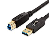 Amazon Basics - Cavo USB 3.0, A su B, 1,8 m