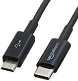 Amazon Basics - Cavo USB-C a Micro B 2.0, 0.9 m, colore nero