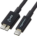 Amazon Basics - Cavo USB Type-C a Micro-B 3.1 Gen2, 0.9 metri, colore nero