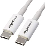 Amazon Basics - Cavo USB Type-C a USB Type-C 2.0, 0,9 m, colore bianco