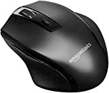 Amazon Basics Mouse wireless ergonomico - DPI regolabile - Nero