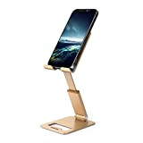 Amazon Brand – Eono Supporto pieghevole per cellulare, multi-angolo/altezza regolabile in alluminio, supporto da scrivania per iPhone 14 Pro iPhone14 ...