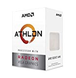 AMD Athlon 3000G Processore con grafica Radeon Vega 3 (2C/4T, orologio base da 3,5 GHz)