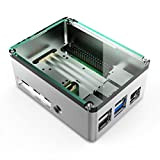 anidees AI-PI4-SG-PRO - Custodia in alluminio per Raspberry Pi 4 modello B, colore: Argento