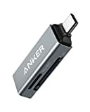 Anker Lettore di Schede di Memoria USB-C 2 in 1 per schede SDXC, SDHC, SD, MMC, RS-MMC, Micro SDXC, Micro ...