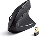 Anker Mouse Verticale Wireless - Mouse Senza Fili Con Impugnatura Verticale e Design Ergonomico, Nero