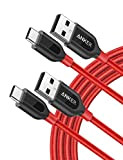 Anker [Pack da 2 Cavi] Powerline+ Cavo USB-C a USB A 2.0 (180 cm) - Cavo Premium per Samsung Galaxy ...