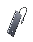 Anker PowerExpand+ Adattatore USB-C 11 in 1, con HDMI 4K a 60Hz e DP, 100W Power Delivery, USB-C e 3 ...