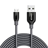 Anker PowerLine+ cavo micro USB da 3 m, il cavo di ricarica più veloce e resistente compatibile con Galaxy, Nexus, ...