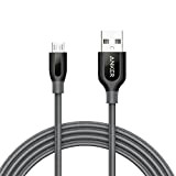 Anker PowerLine+, Cavo Micro USB in Nylon e Fibra Interna in Aramide, Grigio, 180 cm