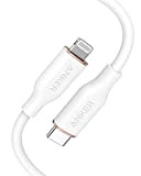 Anker Powerline III Flow, Cavo USB-C-Lightning [Certificato MFi] iPhone 12 PRO Max/12/11 PRO/X/XS/XR/8 Plus, AirPods PRO, (90cm), Power Delivery, Gel ...