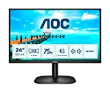AOC 24B2XDAM - Monitor da 24 Pollici FHD VA Panel, speaker, (1920 x 1080, 75 Hz, VGA, DVI, HDMI) Nero
