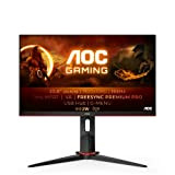 AOC Gaming 24G2SU - Monitor FHD da 24 pollici, 165 Hz, 1 ms, FreeSync Premium (1920 x 1080, VGA, HDMI, ...