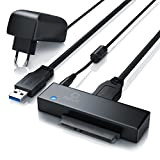 aplic - USB 3.0 a SATA Adattatore per Sata - SSD 2.5 Drive 3.5 Pollici con Alimentatore 12V 2A - ...