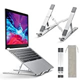 APMIEK Supporto PC Portatile Alluminio 6 Livelli Regolabile Porta Notebook, Pieghevole Raffreddamento Supporto Laptop per MacBook PRO/Air, Lenovo, XPS, HP, ...