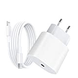 【Apple Certificato MFi】Caricabatterie rapido per iPhone 13 con2M USB C Lightning cable,Caricabatterie da parete Power PD Type C da 20W ...
