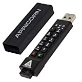 Apricorn Aegis Secure Key 3z 128GB USB 3.1 (3.1 Gen 2) Flash Drive Protetto, Nero