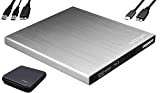 archgon Star UHD Esterno Lettore 4K-Ultra HD BD Player, Masterizzatore Blu-Ray BDXL Burner per PC USB 3.0 USB-C, M-Disc, Cassetto ...