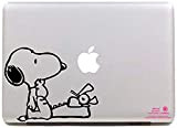 Artstickers. Adesivo per Portatile da 11" e 13", Design Snoopy Macchina da Scrivere Adesivo per MacBook PRO Air Mac Laptop ...