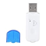 ASHATA Mini USB Bluetooth Ricevitore Audio A2DP Musica Adattatore Wireless per Auto AUX Telefono Cellulare, USB Bluetooth Adattatore Wireless Bluetooth ...