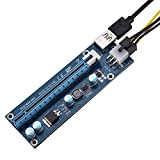 ASHATA Pci-e Express Extender, Mini PCI-E a PCI Express16x Extender Riser Adapter con cavo di alimentazione SATA per l'estrazione di ...