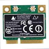 ASHATA Scheda WiFi, SuperSpeed 2,4 G + 5 G Dual Band PCI-E Wireless Bluetooth 4.0 Scheda WLAN,Mini Wireless PCI-e WLAN ...