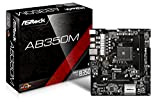 Asrock AB350M AMD B350 Socket AM4 Micro ATX motherboard - motherboards (DDR4-SDRAM, DIMM, 2667,2133,2400,2933,3200 MHz, Dual, 32 GB, AMD)