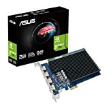 ASUS GeForce GT 730 Scheda Grafica, 2 GB GDDR5, PCIe 2.0, 4 HDMI 1.4b, OpenGL 4.6, Supporta Fino a 4 ...