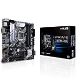 ASUS PRIME Z490M-PLUS, Scheda Madre micro ATX Intel Z490 (LGA 1200) con Doppio M.2, 9 Fasi di Potenza DrMos, HDMI, ...