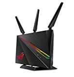 ASUS ROG Rapture GT AC2900 Router Gaming, Dual-Band, 2900Mbps, Tripla VLAN, Consigliato GeForce NOW, AiProtection Pro, Ai Mesh, VPN Fusion, ...