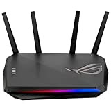 ASUS ROG Strix GS-AX5400 Dual Band Wifi 6 Router Gaming, VPN Fusion, AiProtection Pro, Instant Guard, Gear Accelerator, Gaming Port, ...